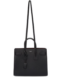 schwarze Shopper Tasche aus Leder von Saint Laurent