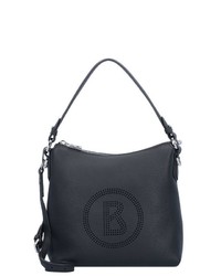 schwarze Shopper Tasche aus Leder von Bogner