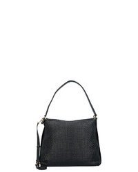 schwarze Shopper Tasche aus Leder von Bogner