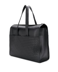 schwarze Shopper Tasche aus Leder von Bottega Veneta