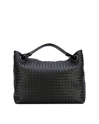 schwarze Shopper Tasche aus Leder von Bottega Veneta