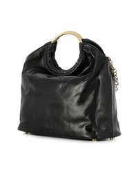 schwarze Shopper Tasche aus Leder von L'Autre Chose