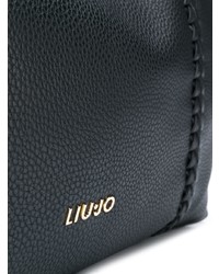 schwarze Shopper Tasche aus Leder von Liu Jo