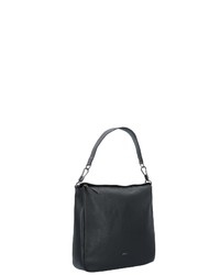 schwarze Shopper Tasche aus Leder von Bree