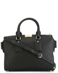 schwarze Shopper Tasche aus Leder von Burberry