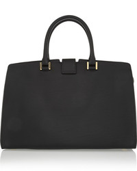 schwarze Shopper Tasche aus Leder von Saint Laurent