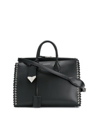 schwarze Shopper Tasche aus Leder von Calvin Klein 205W39nyc