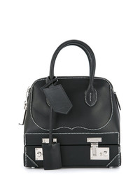 schwarze Shopper Tasche aus Leder von Calvin Klein 205W39nyc