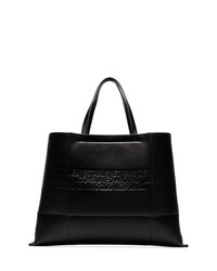 schwarze Shopper Tasche aus Leder von Calvin Klein 205W39nyc