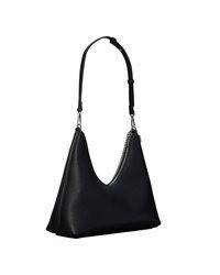 schwarze Shopper Tasche aus Leder von Calvin Klein