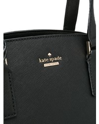 schwarze Shopper Tasche aus Leder von Kate Spade