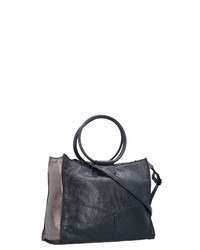 schwarze Shopper Tasche aus Leder von Caterina Lucchi