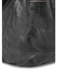 schwarze Shopper Tasche aus Leder von Numero 10