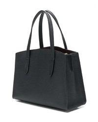 schwarze Shopper Tasche aus Leder von Coach