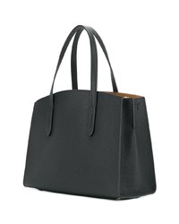 schwarze Shopper Tasche aus Leder von Coach