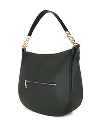 schwarze Shopper Tasche aus Leder von Coach