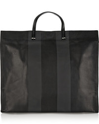 schwarze Shopper Tasche aus Leder von Clare Vivier