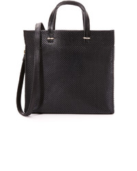 schwarze Shopper Tasche aus Leder von Clare Vivier