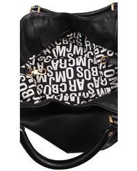 schwarze Shopper Tasche aus Leder von Marc by Marc Jacobs