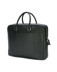 schwarze Shopper Tasche aus Leder von Prada