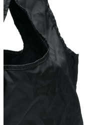 schwarze Shopper Tasche aus Leder von Jil Sander