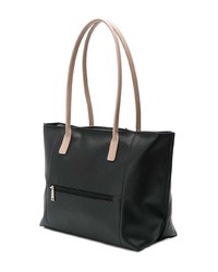 schwarze Shopper Tasche aus Leder von Lancaster