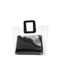 schwarze Shopper Tasche aus Leder von Staud