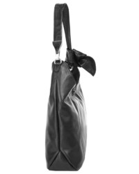schwarze Shopper Tasche aus Leder von CLUTY