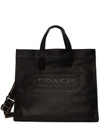schwarze Shopper Tasche aus Leder von Coach 1941