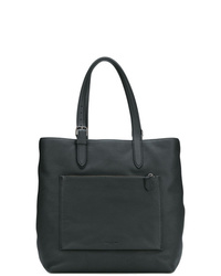 schwarze Shopper Tasche aus Leder von Coach