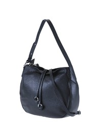 schwarze Shopper Tasche aus Leder von COLLEZIONE ALESSANDRO