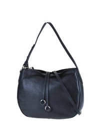 schwarze Shopper Tasche aus Leder von COLLEZIONE ALESSANDRO