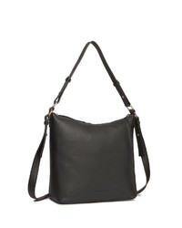 schwarze Shopper Tasche aus Leder von COLLEZIONE ALESSANDRO