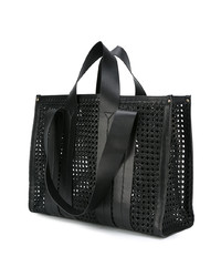 schwarze Shopper Tasche aus Leder von Corto Moltedo