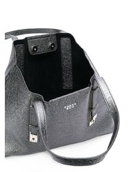 schwarze Shopper Tasche aus Leder von Tosca Blu