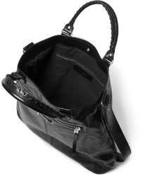 schwarze Shopper Tasche aus Leder von Balenciaga