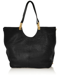 schwarze Shopper Tasche aus Leder von Elizabeth and James