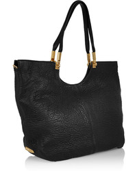 schwarze Shopper Tasche aus Leder von Elizabeth and James