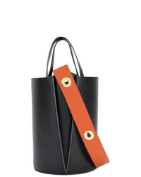 schwarze Shopper Tasche aus Leder von Danse Lente