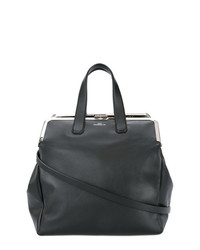 schwarze Shopper Tasche aus Leder von Desa Collection