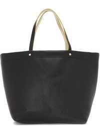 schwarze Shopper Tasche aus Leder von Deux Lux