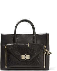 schwarze Shopper Tasche aus Leder von Diane von Furstenberg