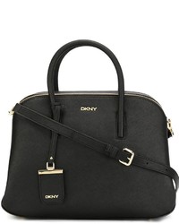 schwarze Shopper Tasche aus Leder von DKNY