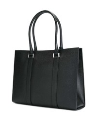 schwarze Shopper Tasche aus Leder von Bulgari