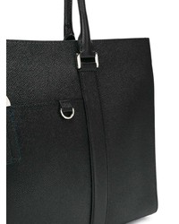 schwarze Shopper Tasche aus Leder von Bulgari