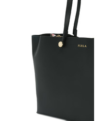 schwarze Shopper Tasche aus Leder von Furla