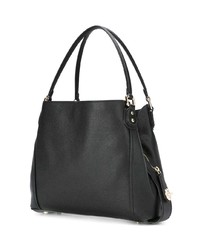 schwarze Shopper Tasche aus Leder von Coach