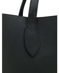 schwarze Shopper Tasche aus Leder von Burberry