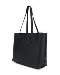 schwarze Shopper Tasche aus Leder von Burberry