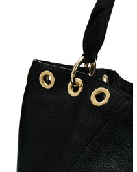 schwarze Shopper Tasche aus Leder von L'Autre Chose